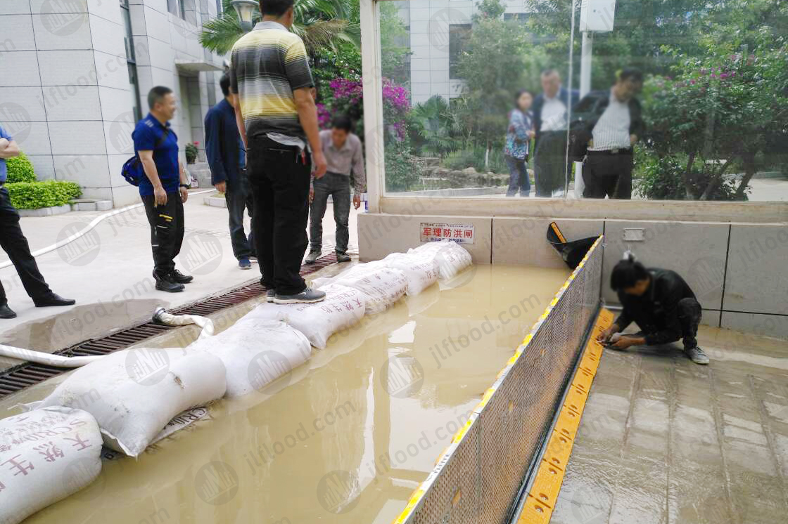 Automatic flood barrier application for garage in Guangdong