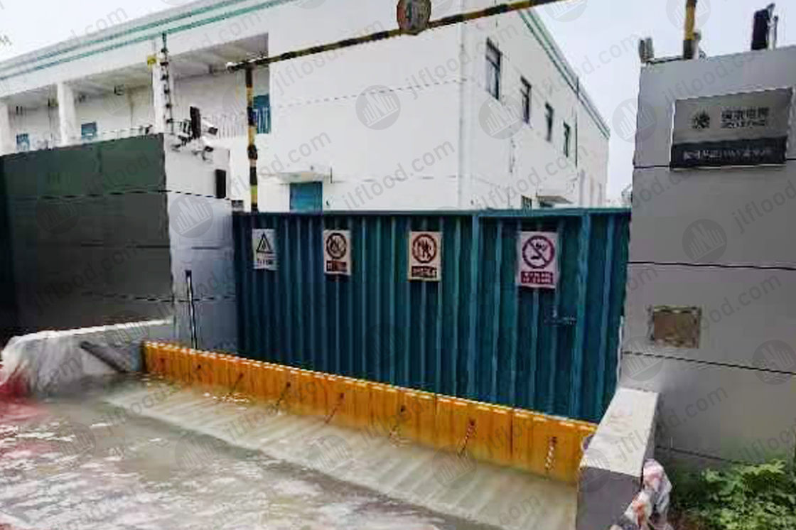 Hydrodynamic fully automatic flood control gate Case at Jiangsu substation