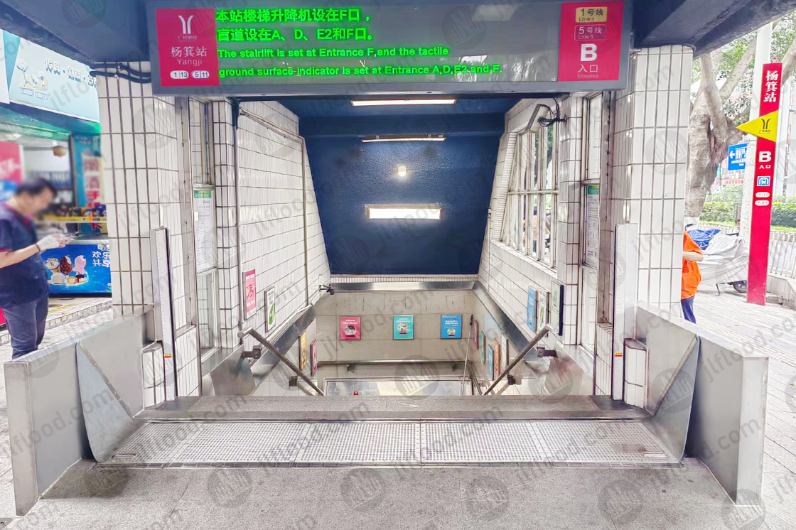 Hydrodynamic fully automatic flood control gate Case at Guangzhou metro