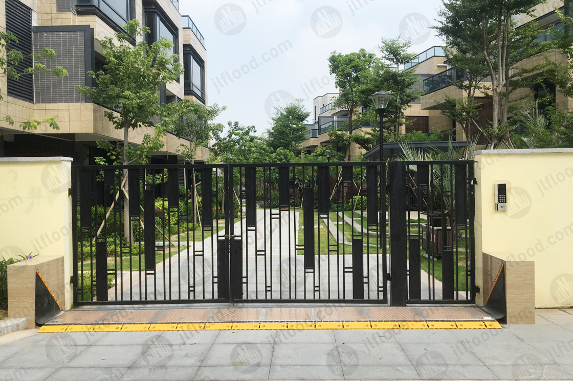Self closing Flood barrier application case in Shenzhen