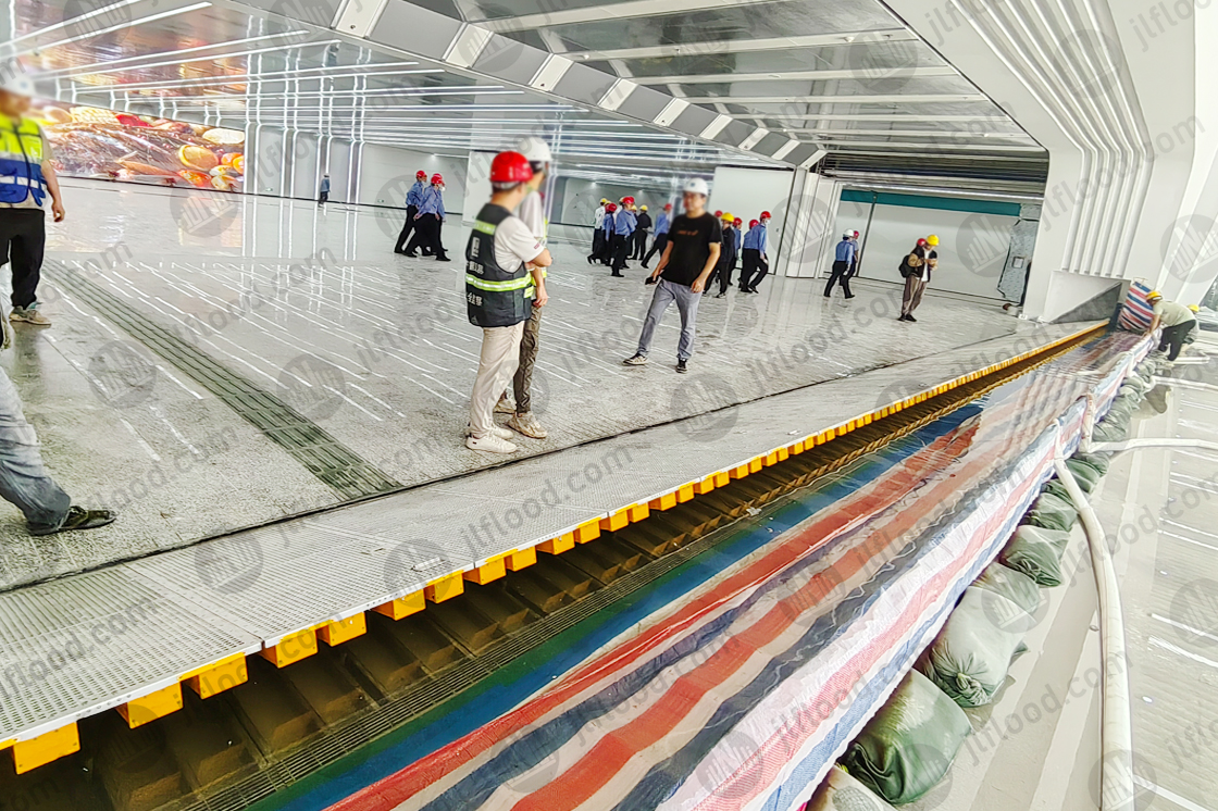 Hydrodynamic fully automatic flood control gate Case at Guangzhou Airport