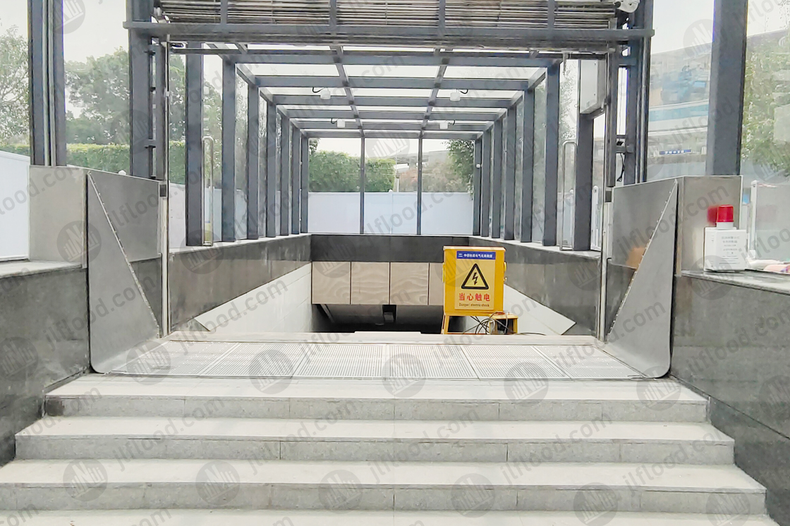 Hydrodynamic fully automatic flood control gate Case at Shenzhen metro