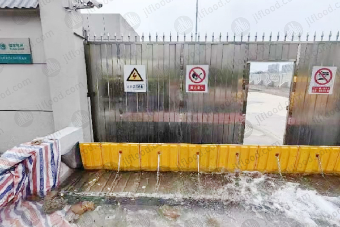 Hydrodynamic fully automatic flood control gate Case at substation